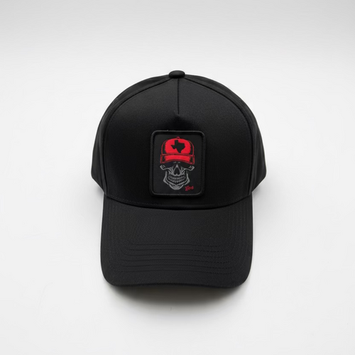 Red Texas Skull