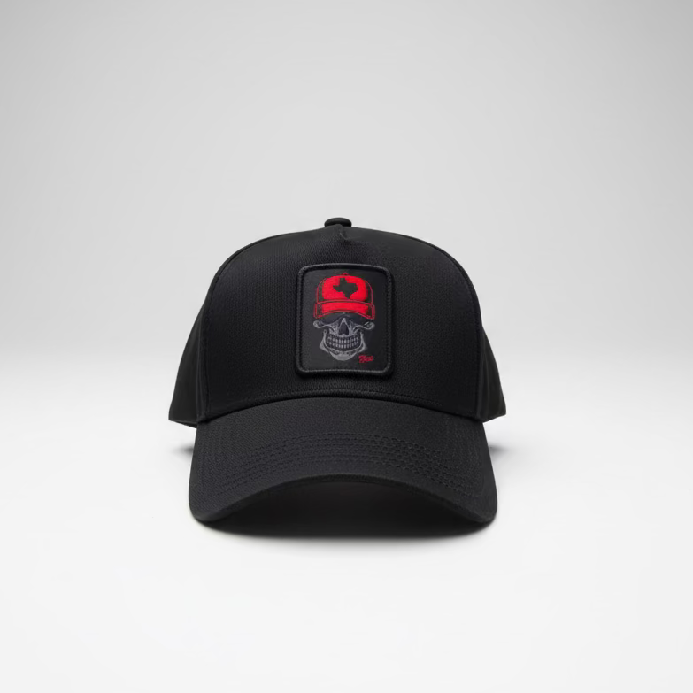 Red Texas Skull