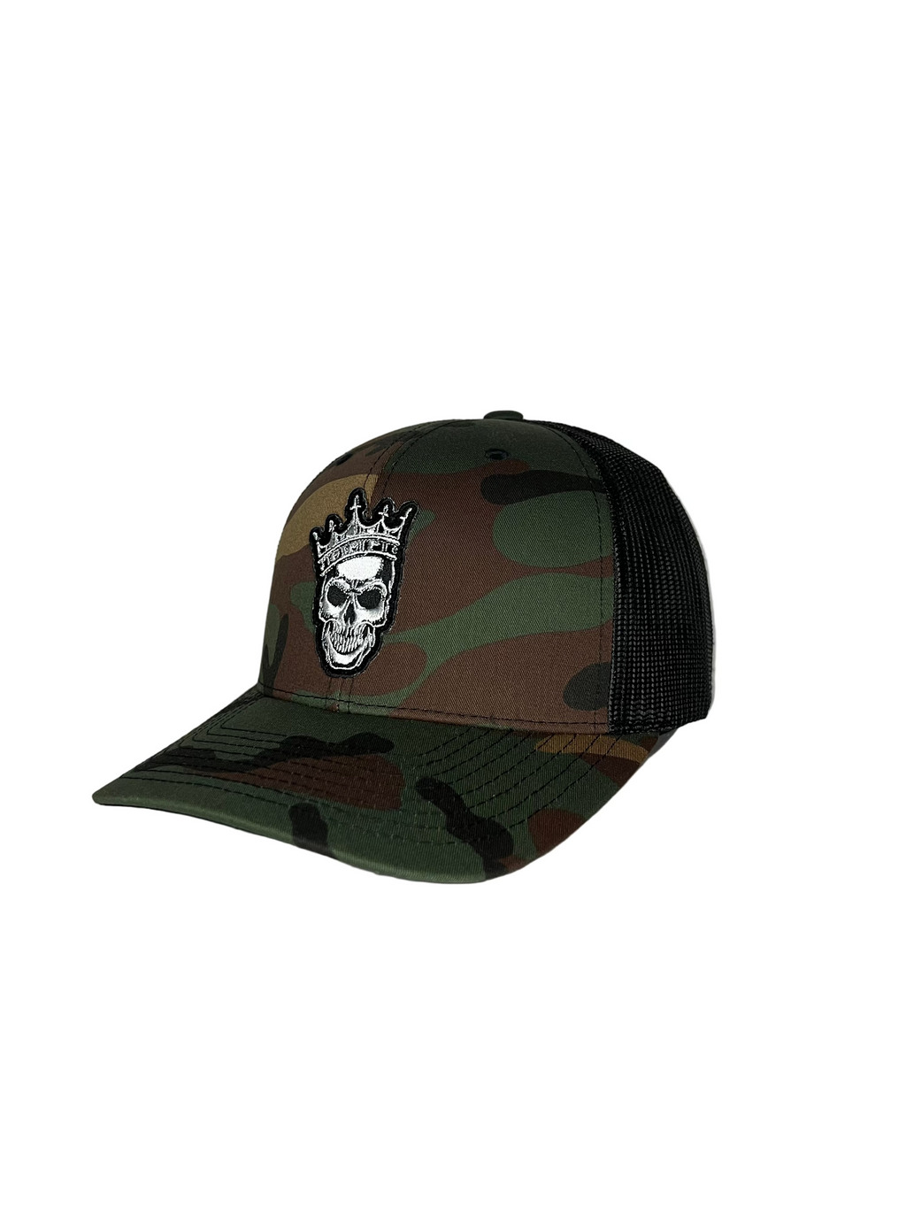 King Skull - Camo Trucker