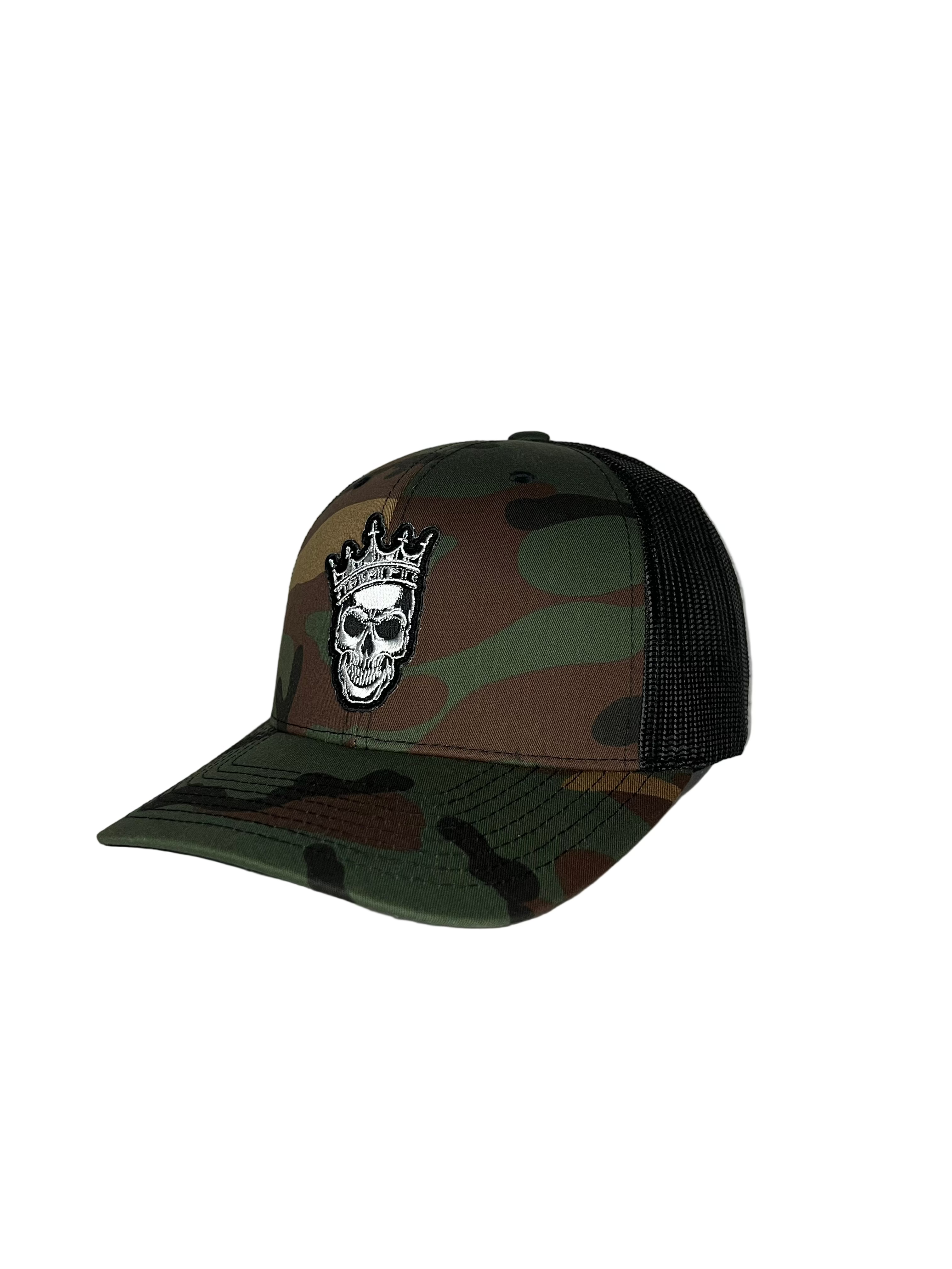 King Skull - Camo Trucker