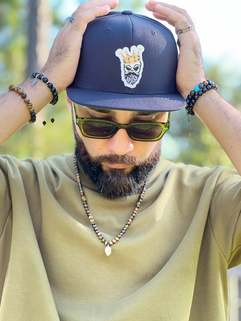 King Gold Crown - Baseball Style