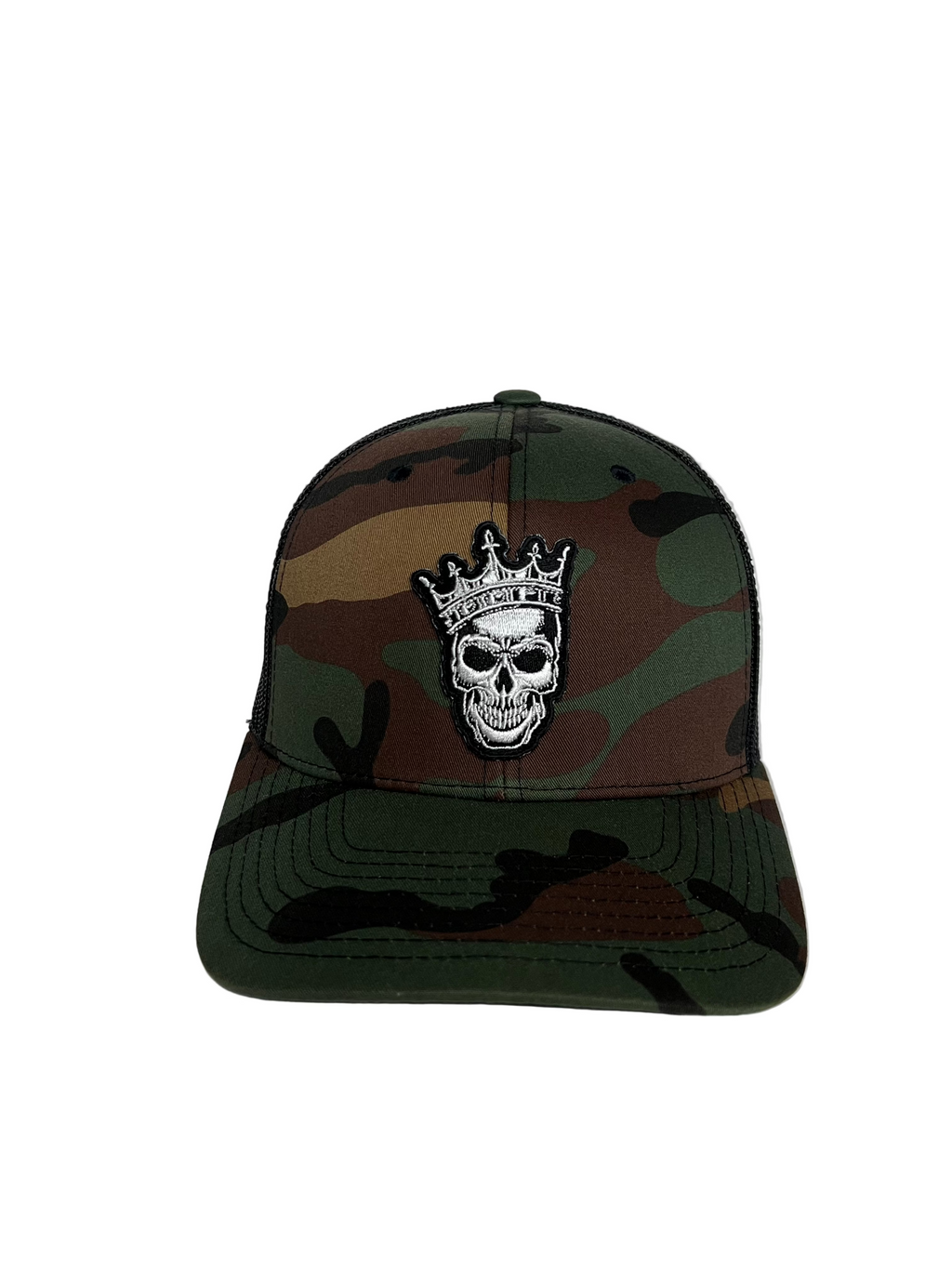King Skull - Camo Trucker