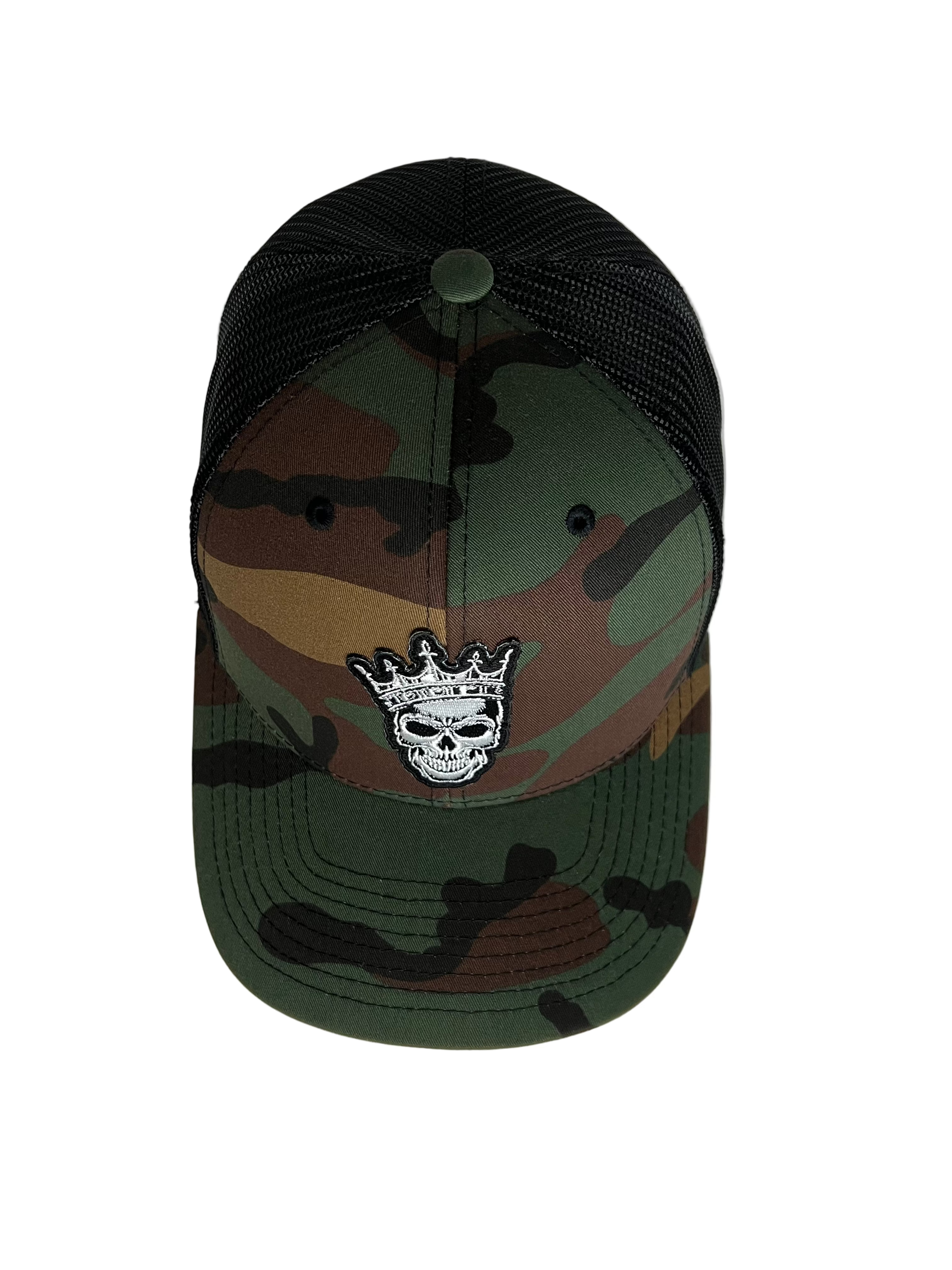 King Skull - Camo Trucker
